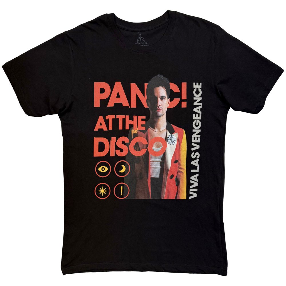 Panic! At The Disco - Viva Photo Mens Tshirt - Black